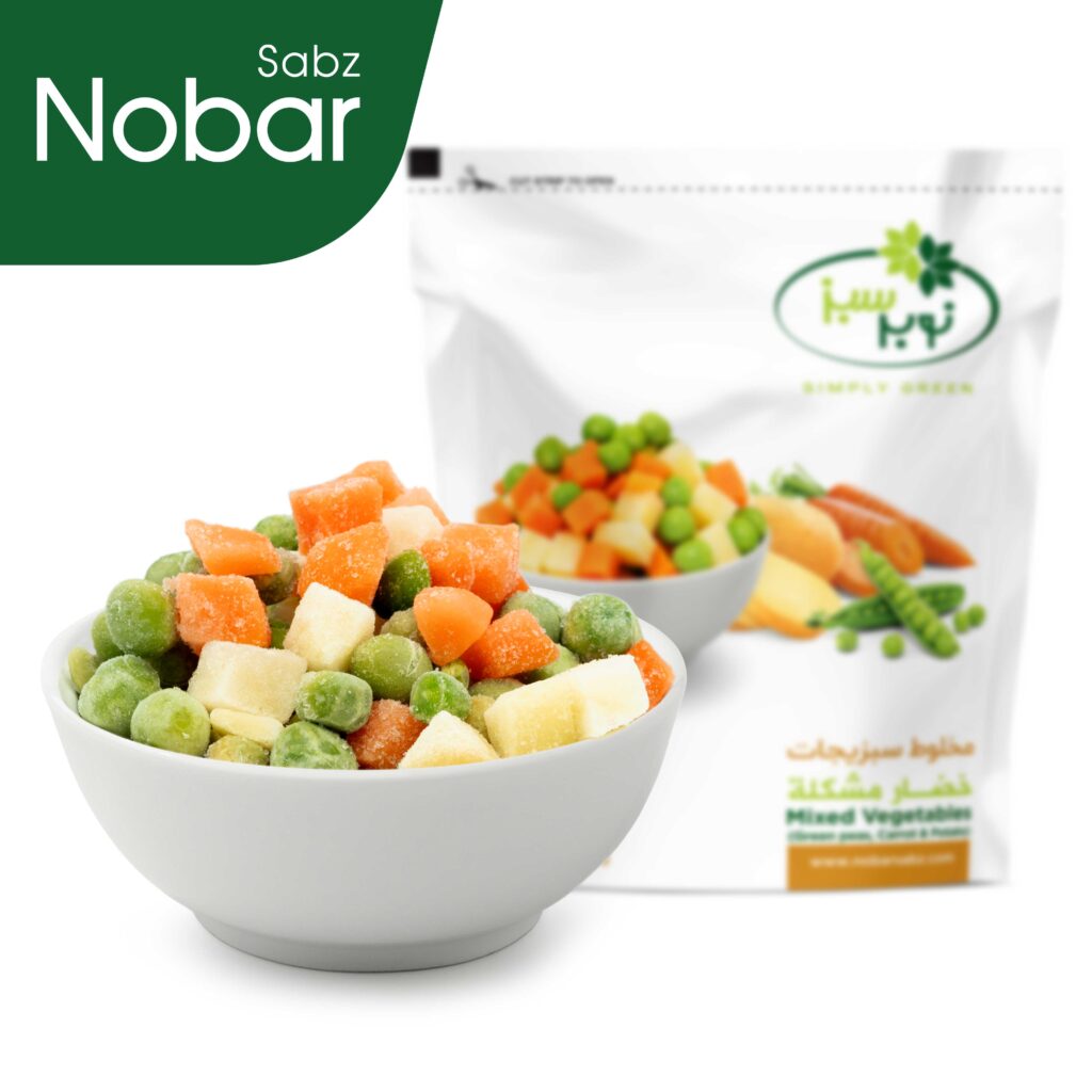 Frozen IQF Mixed Potato carrots green peas - Nobar